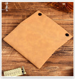 Matte Leather Storage Bag Brown