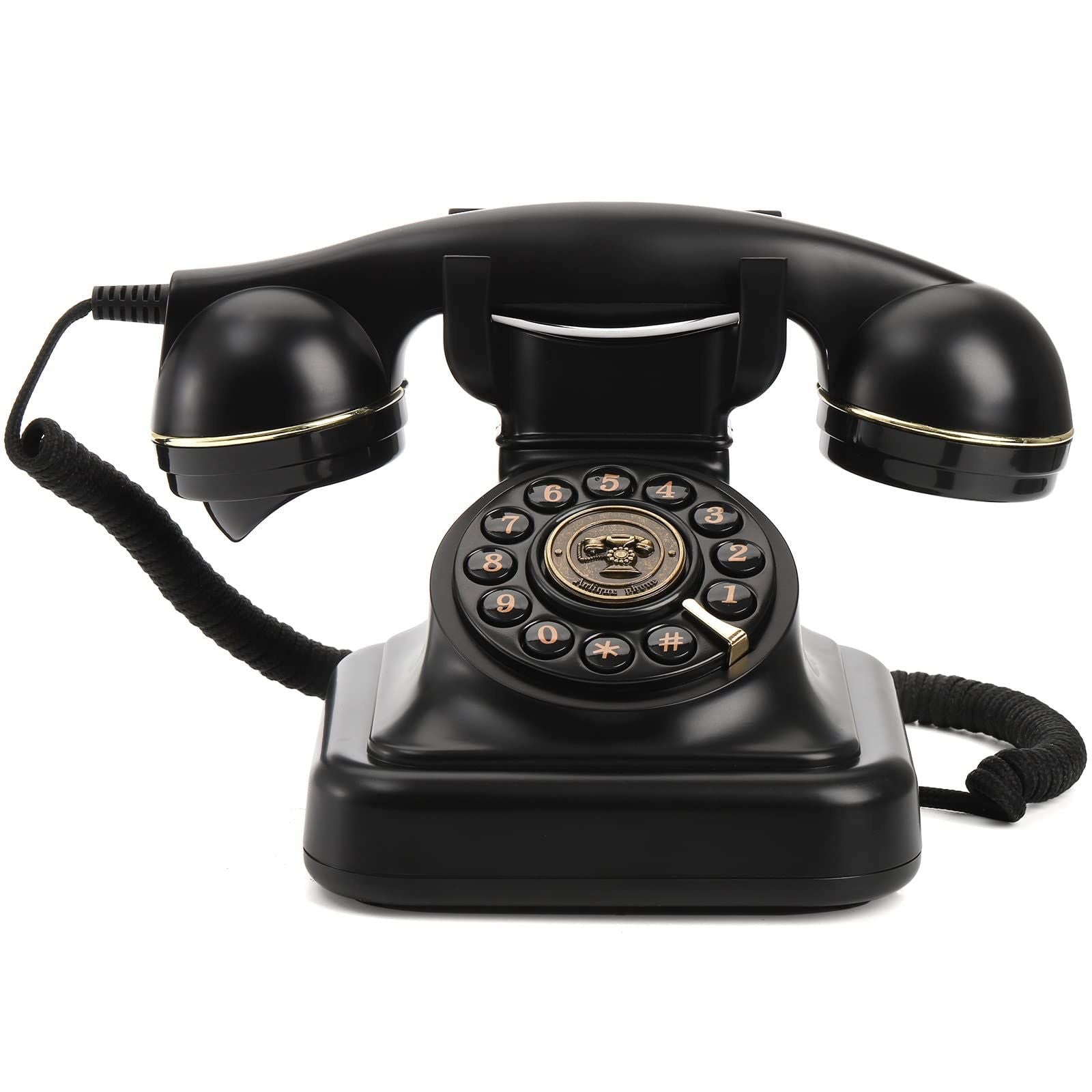 European Retro Desktop Phone: Classic look meets modern utility, free from digital distractions, perfect for home and office, reviving elegant call moments.