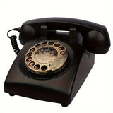 Light Luxury Retro European Telephone: Royal court-style design, eco-friendly ABS material, free from digital distractions, perfect for home and office, returning to pure communication.beige