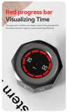 Flip to Start Timing, Efficiency Tool! 7 Presets + Visualized Progress, Gravity Sensor Timer, Universal for Study/Kitchen/Fitness/Baking(WHITE)