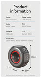 Flip to Start Timing, Efficiency Tool! 7 Presets + Visualized Progress, Gravity Sensor Timer, Universal for Study/Kitchen/Fitness/Baking(WHITE)