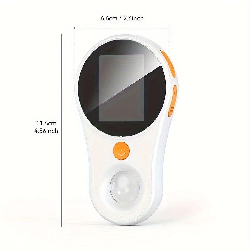 2 Inch 500X HD Portable Handheld Digital Microscope with Screen USB Connect to Computer for Plant Insect Repair Inspection.WHITE