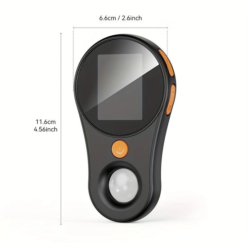 2 Inch 500X HD Portable Handheld Digital Microscope with Screen USB Connect to Computer for Plant Insect Repair Inspection.WHITE