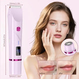 Women's Electric Dual Head Hair Remover – Double Ring Blade for Efficient Hair Removal, Fine Trimming Blade for Detailed Grooming, IPX7 Full Body Waterproof, Safe and Painless(purple)