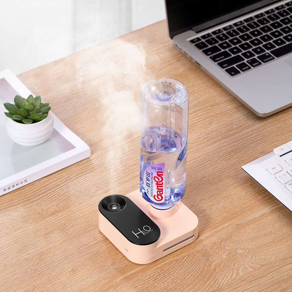 Winter Dryness Savior! Portable Humidifier Goes Viral, Your On-the-Go Hydration Essential for Business Trips and Office(pink)