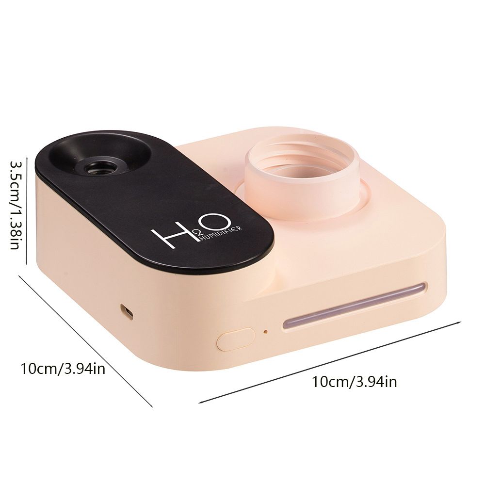 Winter Dryness Savior! Portable Humidifier Goes Viral, Your On-the-Go Hydration Essential for Business Trips and Office(pink)