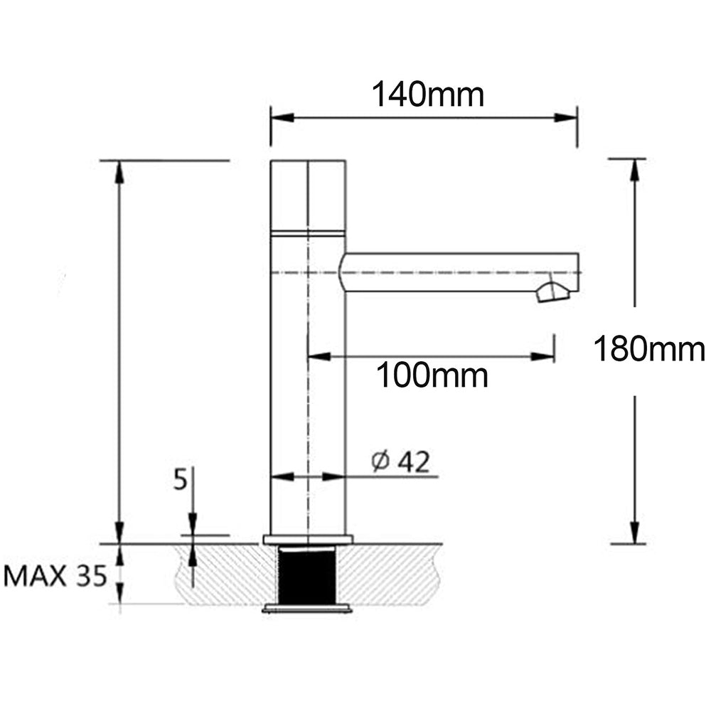 Shower Heads & Screens: WELS 6L/min Rose Gold Basin Mixer Vanity Sink Bubble Faucet Tap Washing Laundry