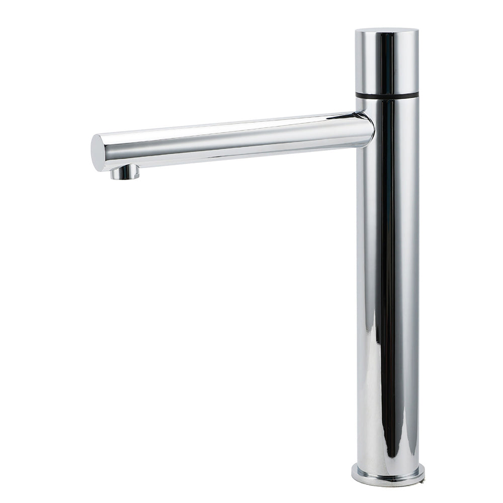 Shower Heads & Screens: WELS 6L/min Tall Basin Mixer Vanity Sink Bubble Faucet Tap Laundry Chrome Round