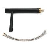 Shower Heads & Screens: WELS Black 30cm Tall Basin Mixer Vanity Sink Faucet Bubble Tap Laundry 180º Turn
