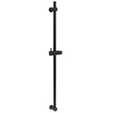 Shower Heads & Screens: Matt Black Solid Brass 850mm Long Sliding Rail Bar Swivel Handheld Shower Holder
