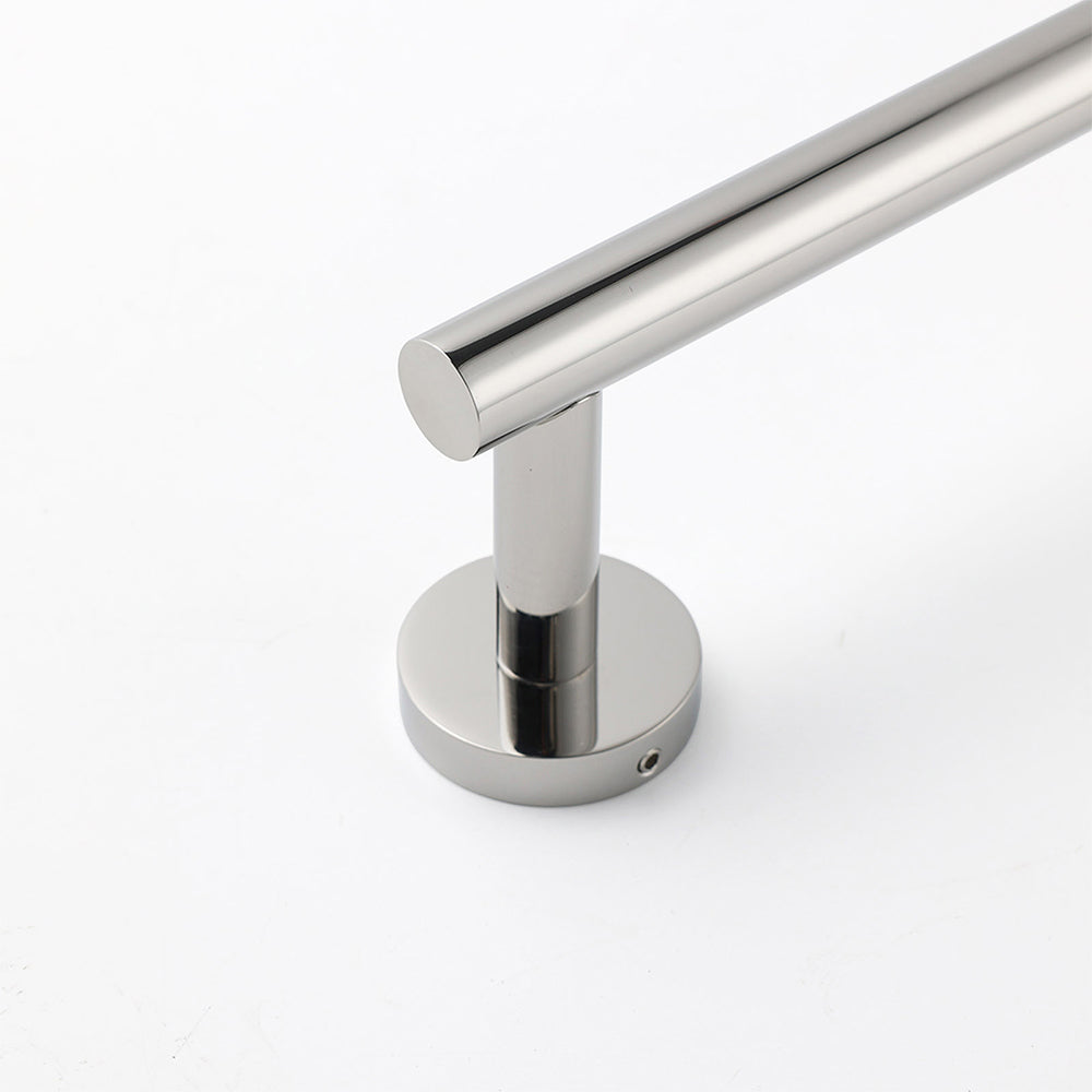 Shower Accessories: Polished Chrome 600mm Single Towel Rack Rail Holder Stainless Steel Hanger Bar
