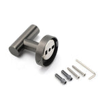 Shower Accessories: Gun Metal Tidy Robe Hook Hanger Organizer Bathroom Stainless Steel Wall Mounted
