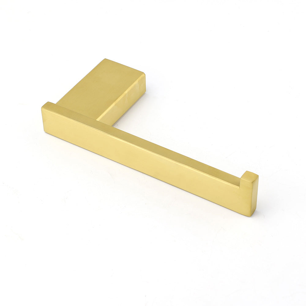 Bahtroom Brushed Gold Toilet Paper Roll Tissue Roll Holder