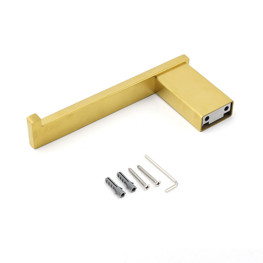 Bahtroom Brushed Gold Toilet Paper Roll Tissue Roll Holder