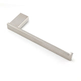 Shower Accessories: Brushed Nickel Bathroom Cubic Square Towel Rack Clothes Wall Mounted Holder Kit