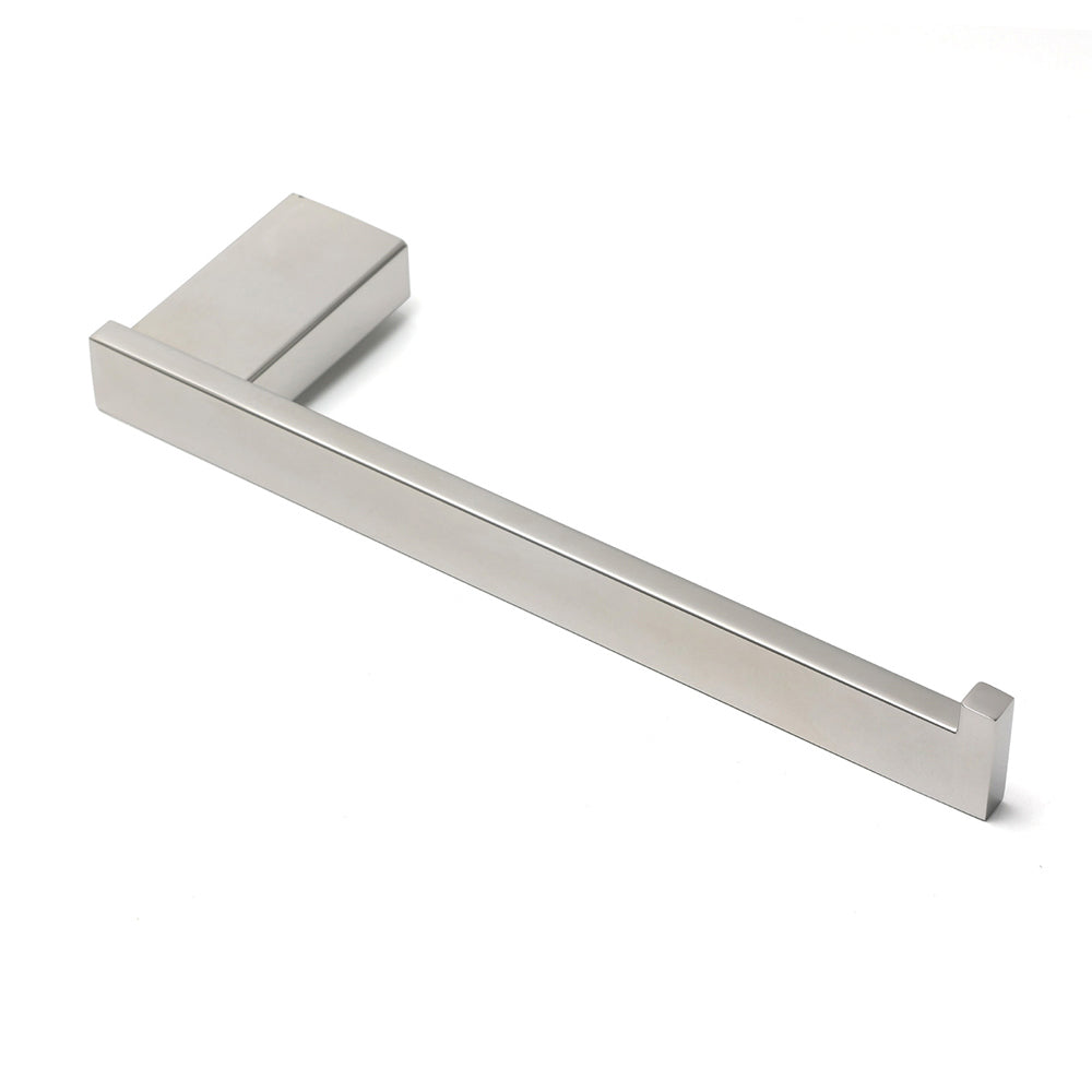 Shower Accessories: Mirror Chrome Stainless Steel Square Towel Rack Clothes Wall Mounted Holder Kit