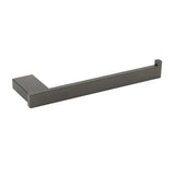 Shower Accessories: Gun Metal 304 Stainless Steel Square Towel Holder Rack Clothes Hook Kit Bathroom