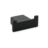 Shower Accessories: Matt Black Square Robe Hook Clothes Towel Holder Bathroom Wall Hanger Accessory