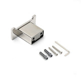 Shower Accessories: Chrome Square Robe Hook Clothes Towel Holder Bathroom Wall Mounted Hanger Kit