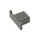 Shower Accessories: Gun Metal Square Robe Hook Clothes Towel Rack Holder Wall Mounted Double Hanger