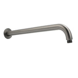 Shower Heads & Screens: WELS Gun Metal Round 8" Rain Shower Head 400mm Straight Wall Mounted Arm Bath Set