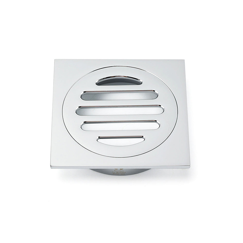 Shower Heads & Screens: Watermark Stainless Steel 85x85mm Small Square Shower Grate Floor Drain 72mm Outlet