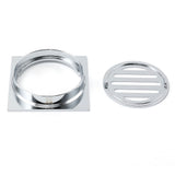 Shower Heads & Screens: Watermark Stainless Steel 85x85mm Small Square Shower Grate Floor Drain 72mm Outlet