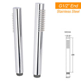 Shower Heads & Screens: 12" Rainfall + Brass Handheld Twin Shower Heads Rail Diverter Arm Round Set