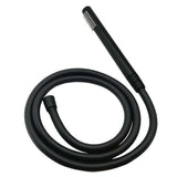 Shower Heads & Screens: Matt Black Round 10" Rain Shower Head Brass Handheld Slide Rail Riser Arm Twin Taps Set