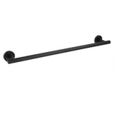 Shower Accessories: Matt Black 600mm Long Single Towel Rack Rail Holder Stainless Steel Hanger Bar