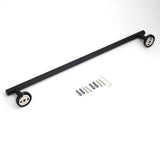 Shower Accessories: Matt Black 600mm Long Single Towel Rack Rail Holder Stainless Steel Hanger Bar