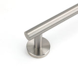 Shower Accessories: Brushed Nickel 600mm Single Towel Rack Rail Holder Round Hanger Bar Wall Mounted