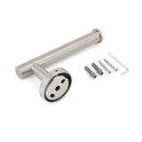 Shower Accessories: Brushed Nickel Stainless Steel Toilet Paper Roll Tissue Holder Rack Kit Bathroom