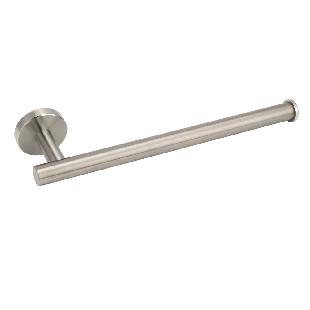 Shower Accessories: Brushed Nickel Round Towel Rack Holder Hook Clothes Hanger Bathroom Accessory