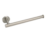 Shower Accessories: Brushed Nickel Round Towel Rack Holder Hook Clothes Hanger Bathroom Accessory