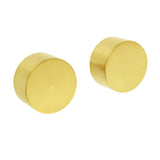 Shower Heads & Screens: Brushed Gold 1/4 Turn Round Knob Hot Cold Tap Wall Set For Shower Vanity Spout