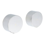 Shower Heads & Screens: Polished Chrome Round 1/4 Turn Twin Shower Taps Set Hot Cold Water Switch Mixer