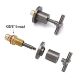 Shower Heads & Screens: Gun Metal Shower 1/4 Turn Twin Taps Pair Bath Spout Hot Cold Water Mixer Valve