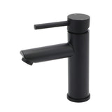Shower Heads & Screens: WELS Black 7.5L/min Kitchen Laundry Round Basin Mixer Vanity Sink Faucet Tap Set