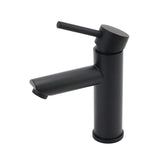 Shower Heads & Screens: WELS Black 7.5L/min Kitchen Laundry Round Basin Mixer Vanity Sink Faucet Tap Set