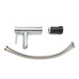 Shower Heads & Screens: WELS Chrome Short Kitchen Laundry Round Basin Mixer Vanity Sink Faucet Tap Set