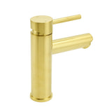Shower Heads & Screens: Brushed Gold 7.5L/min Kitchen Laundry Round Basin Mixer Vanity Sink Faucet Tap