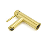 Shower Heads & Screens: Brushed Gold 7.5L/min Kitchen Laundry Round Basin Mixer Vanity Sink Faucet Tap