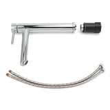 Shower Heads & Screens: WELS 7.5L/m Round Tall Laundry Basin Mixer Vanity Sink Faucet Tap Polish Chrome
