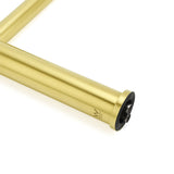 Shower Heads & Screens: WELS Brushed Gold Laundry Round Tall Basin Mixer Vanity Sink Faucet Tap 304 SUS