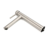 Shower Heads & Screens: WELS Bathroom Laundry Round Basin Mixer Vanity Sink Faucet Tap Silver Brushed