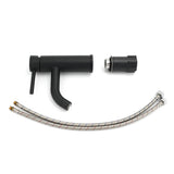 Shower Heads & Screens: WELS Kitchen Laundry Round Standard Basin Mixer Vanity Sink Faucet Tap Black Set