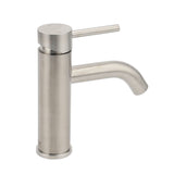 Shower Heads & Screens: Brushed Nickel Round Curve Kitchen Laundry Basin Mixer Vanity Counter Top Faucet