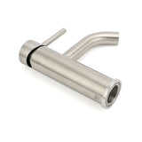 Shower Heads & Screens: Brushed Nickel Round Curve Kitchen Laundry Basin Mixer Vanity Counter Top Faucet