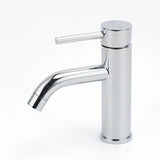 Shower Heads & Screens: WELS Round Curve Kitchen Laundry Short Basin Mixer Vanity Sink Faucet Tap Chrome